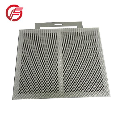 Malha de titânio revestida de platina