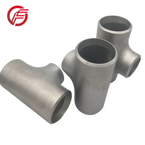 info-1-1 Grade 2 Titanium Straight Tee Pipe Tee Fittings
